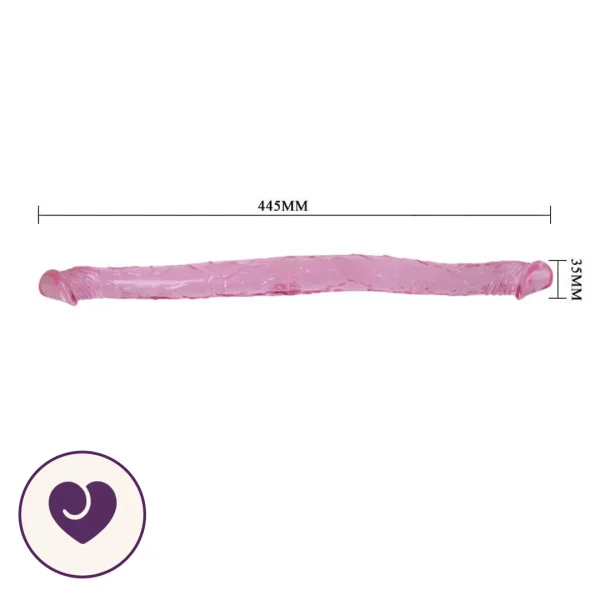 18 Inch Flexible Double Ended Dildo