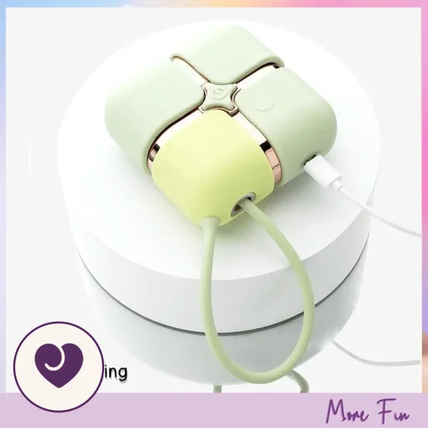 2-in-1 Clitoral Suction and Vibrating Egg Toy