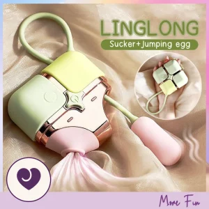 2-in-1 Clitoral Suction and Vibrating Egg Toy