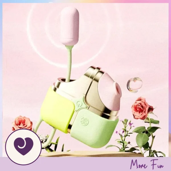 2-in-1 Clitoral Suction and Vibrating Egg Toy