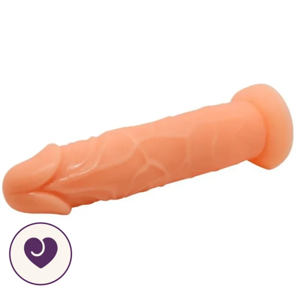 20cm Realistic Veined Silicone Dildo