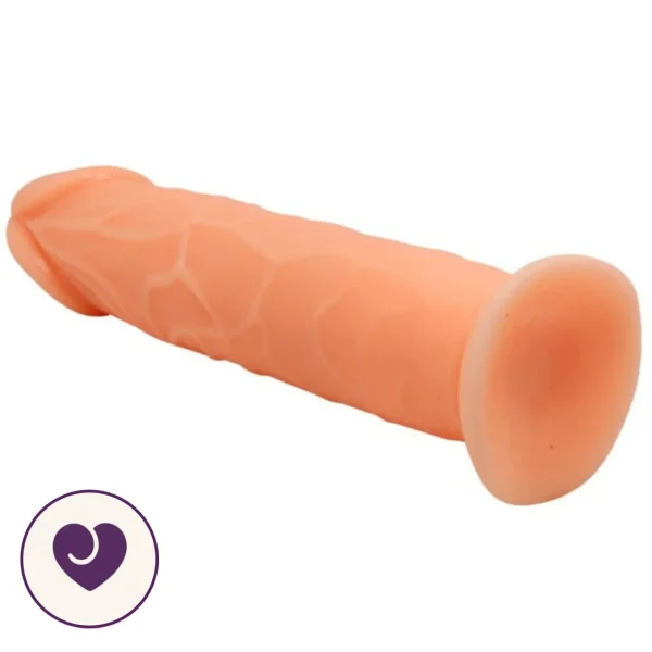 20cm Realistic Veined Silicone Dildo