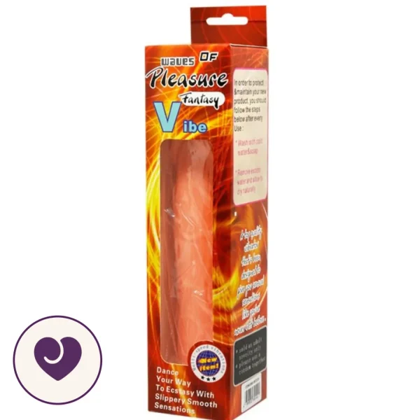 20cm Realistic Veined Silicone Dildo