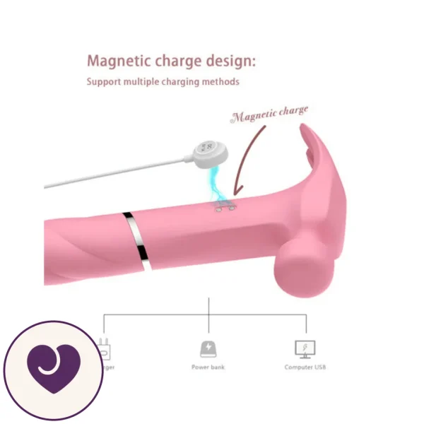 3-in-1 Hammer, Tongue and Spiral Vibrator