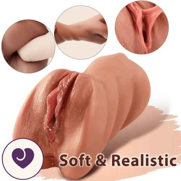 3-in-1 Silicone Masturbator Sleeve with Textured Channels
