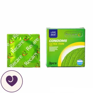 3 Pack Mint Ultra Thin Latex Condoms