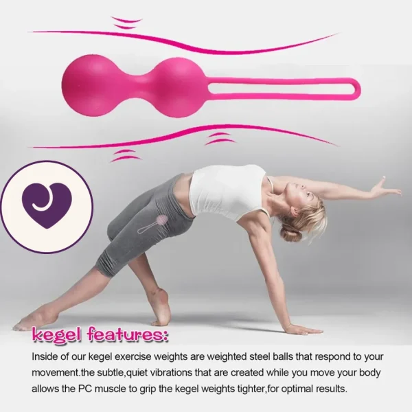 4 Piece Vibrating Kegel Ball Set With Remote