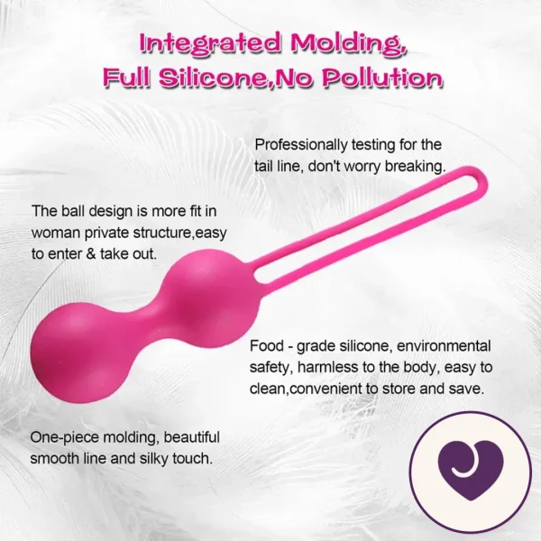 4 Piece Vibrating Kegel Ball Set With Remote