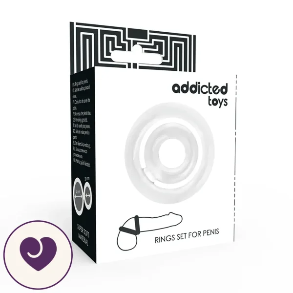 Addicted Toys Waterproof Double Cock Ring