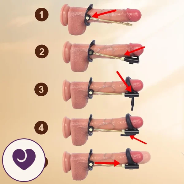 Adjustable Progrowth Penis Extender with 180° Angle Control
