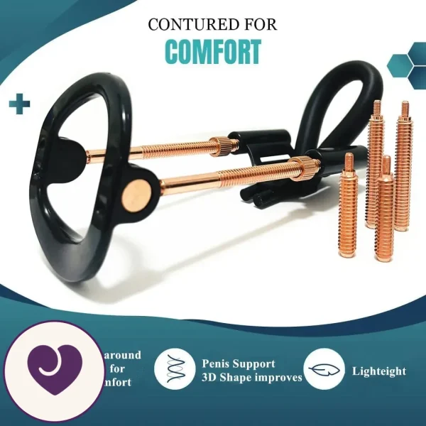 Adjustable Progrowth Penis Extender with 180° Angle Control