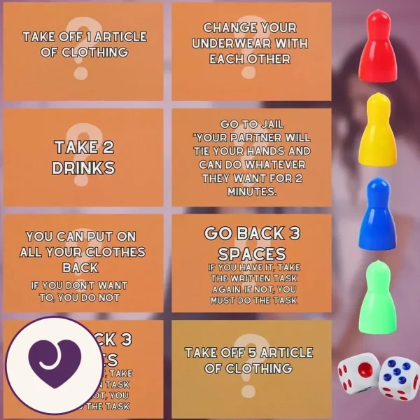 Adultopoly Adult Party Board Game