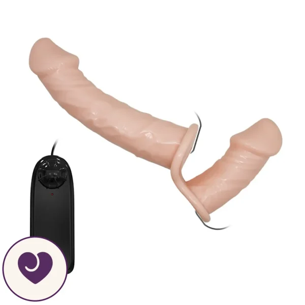Baile Ultra Dual Vibrating Strap-On Harness