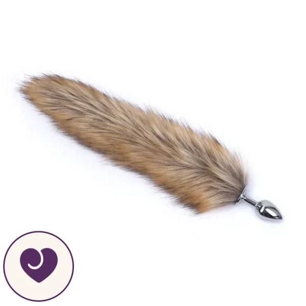 Beginner-Friendly Fur Tail Anal Plug
