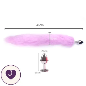 Beginner-Friendly Fur Tail Anal Plug