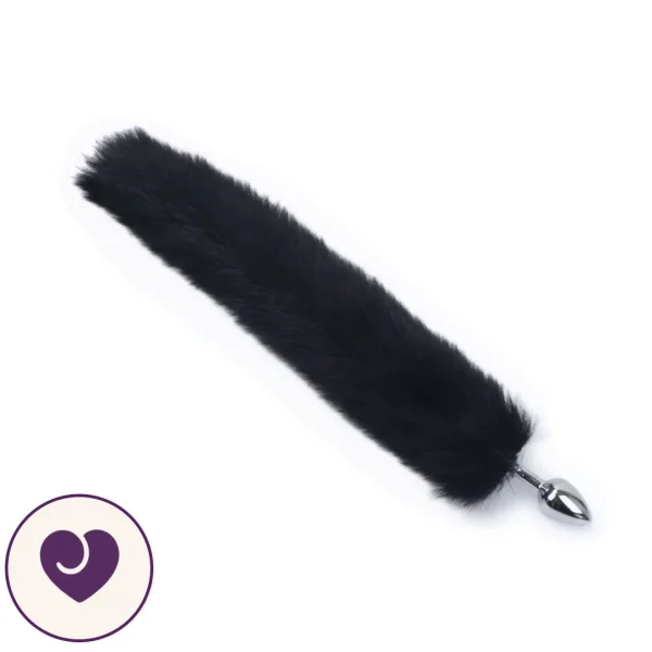 Beginner-Friendly Fur Tail Anal Plug