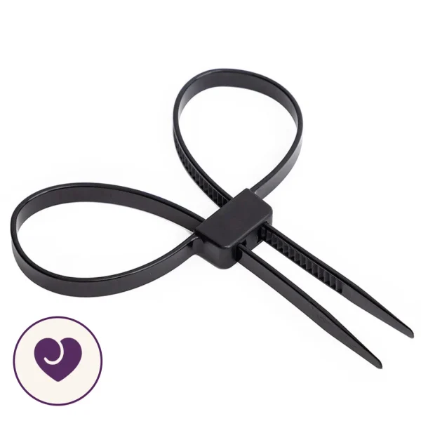 Black Zip Tie Restraint Cuffs