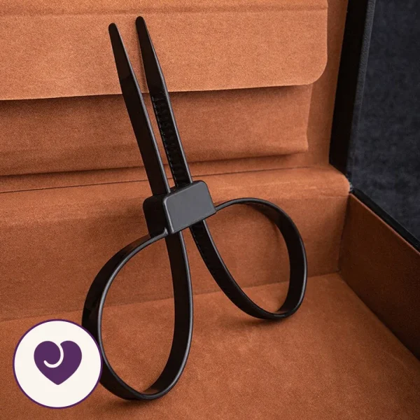 Black Zip Tie Restraint Cuffs
