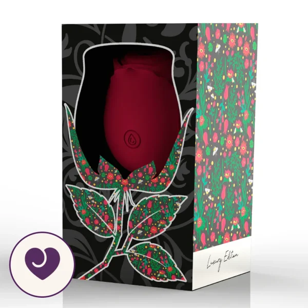 BloomPulse Rose Suction Vibrator with 10 Modes