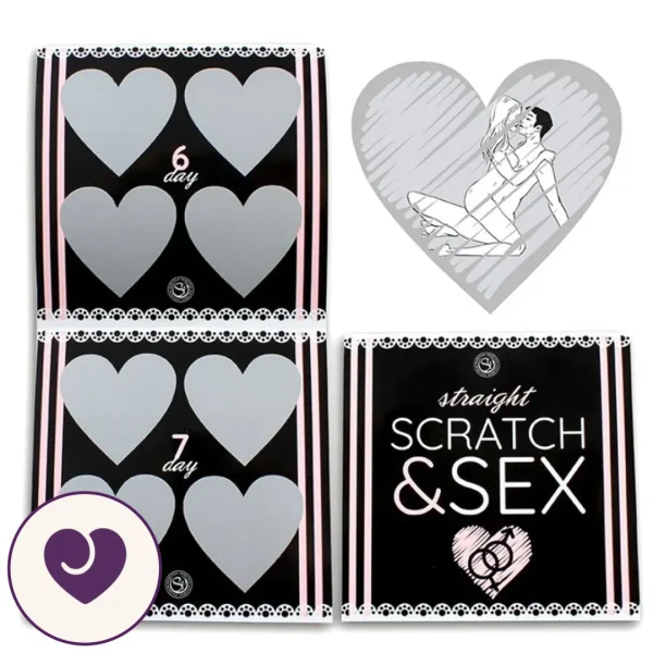 Couples Position Scratch Card for Date Nights