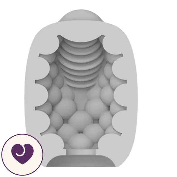 Couples Vibrating Egg Masturbator with Finger Mode