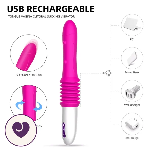 Cowgirl Thrusting Sex Machine with Wireless Remote