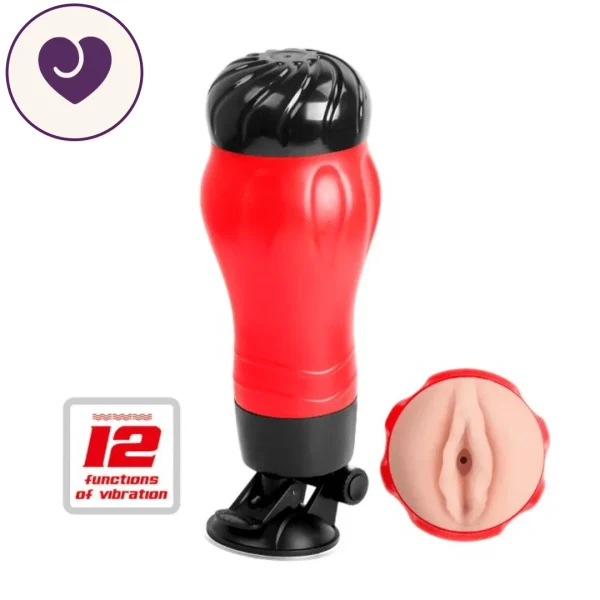 Crazy Bull Flora Vibrating Masturbator, 12 Modes