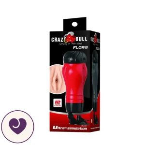 Crazy Bull Flora Vibrating Masturbator, 12 Modes