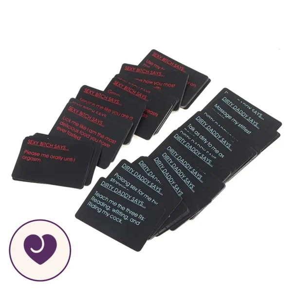 Dirty Dare Couples Card Game, Two Decks