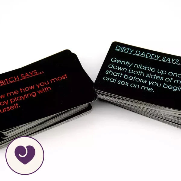Dirty Dare Couples Card Game, Two Decks