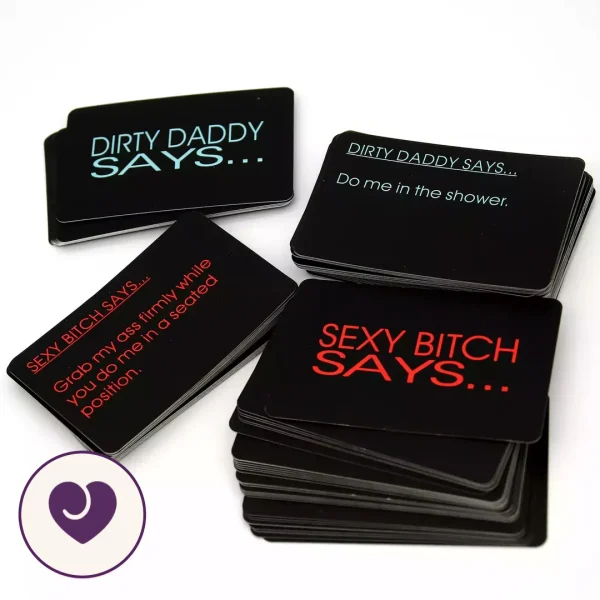 Dirty Dare Couples Card Game, Two Decks