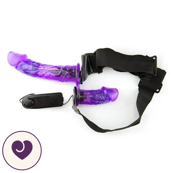 Double-Ended Vibrating Strap-On for Couples