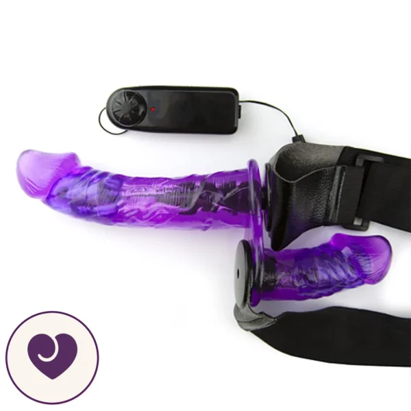 Double-Ended Vibrating Strap-On for Couples