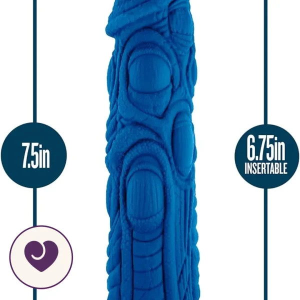 Draken Dragon-Textured Silicone Fantasy Dildo