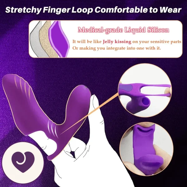 Dual-Motor FlexWing Wearable Finger Vibrator