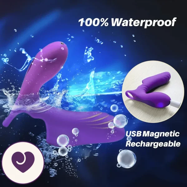 Dual-Motor FlexWing Wearable Finger Vibrator