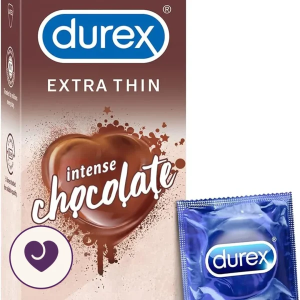 Durex Intense Chocolate Flavour Condoms, 10 Pack