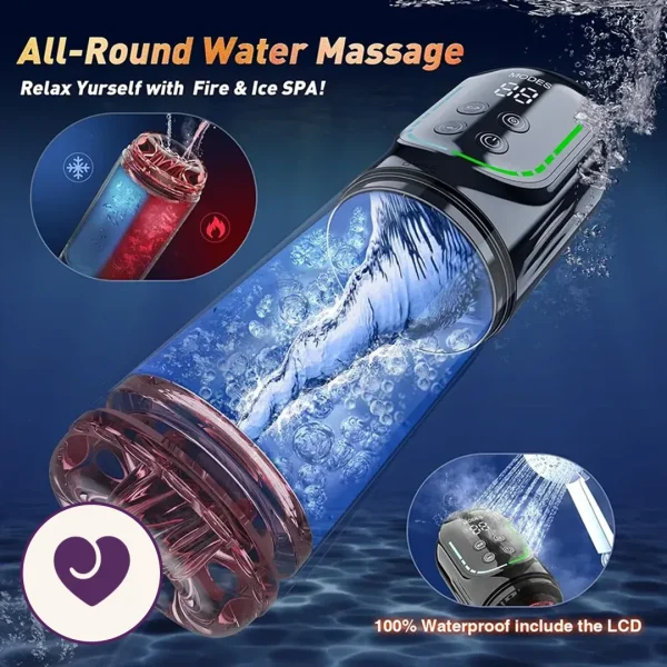 Eight-Mode Thrusting Suction Masturbator