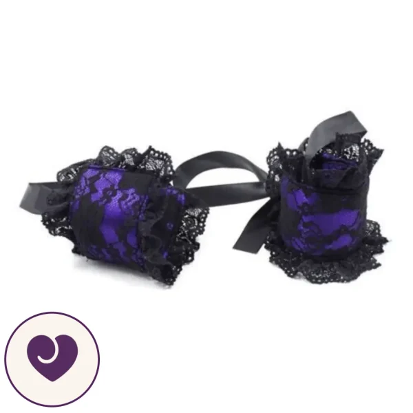 Fifty Shades of Grey Purple Lace Beginner BDSM Set