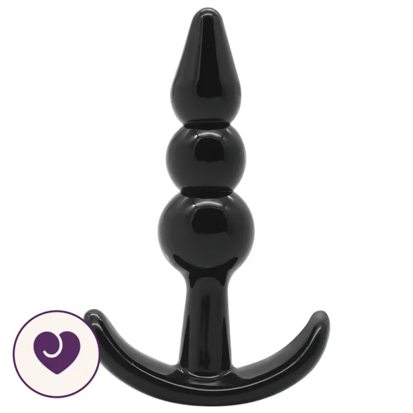 Four-Piece Graduated Anal Plug Set in Matte Black