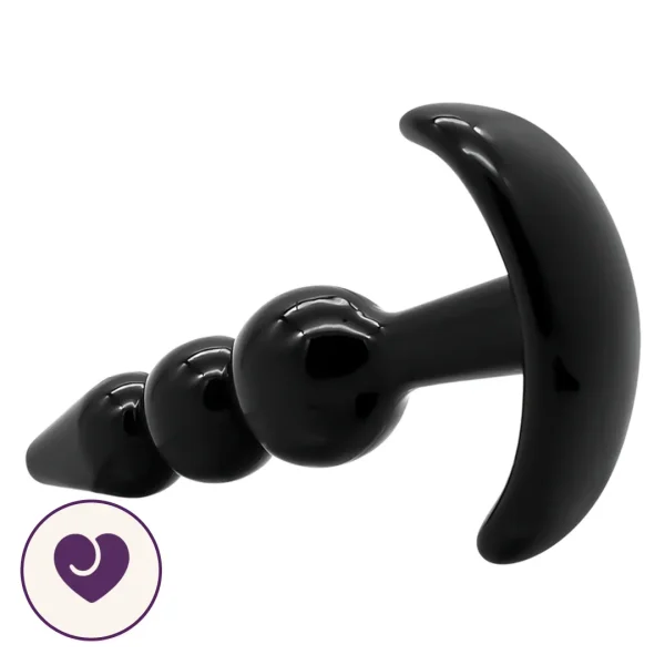 Four-Piece Graduated Anal Plug Set in Matte Black