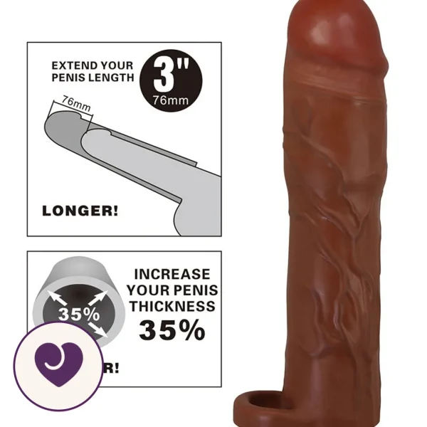Gerd Realistic Veined TPR Penis Sleeve Extension