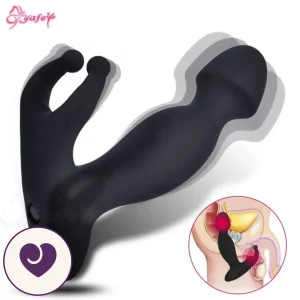 Haroshi Curved Prostate Vibrator With Perineum Arm