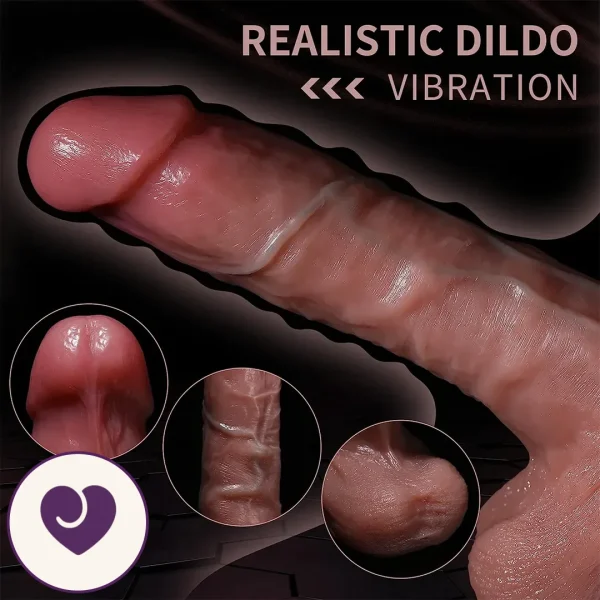 Heaven 4-in-1 Thrusting, Spinning and Heated Dildo