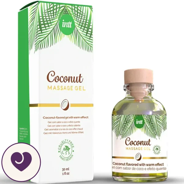 Intt Coconut Warming Massage Gel, 30ml