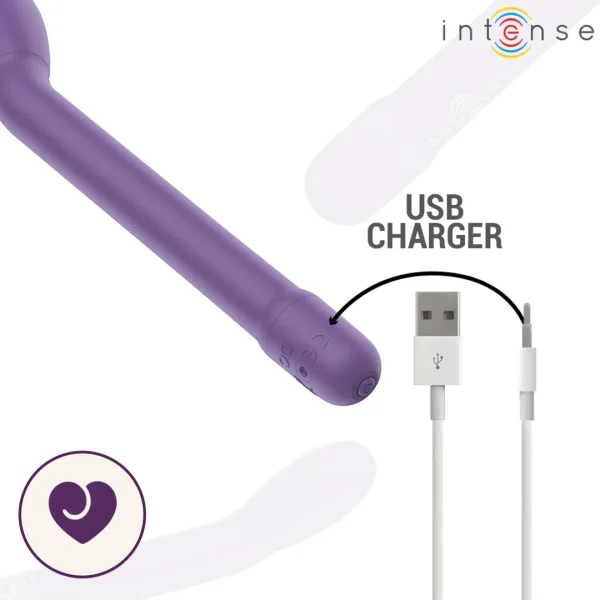 Karlie Curved G-Spot Vibrator in Lavender Purple