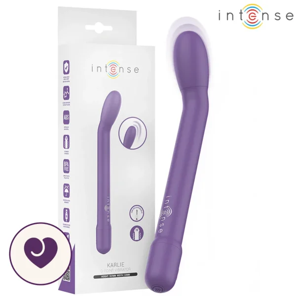 Karlie Curved G-Spot Vibrator in Lavender Purple