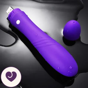 Kinu Touch Vibrator with Seven Modes and Egg Attachment