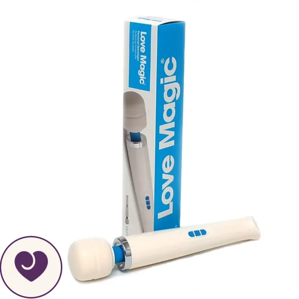 Love Magic White Cordless Wand Vibrator