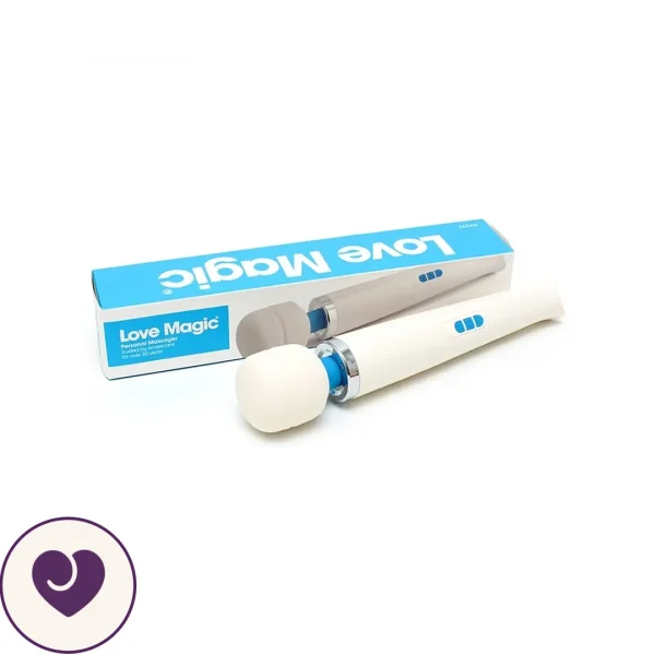 Love Magic White Cordless Wand Vibrator